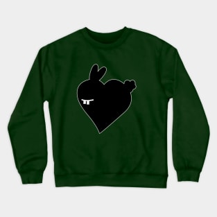 I Love Rabbits - Cute Funny Heart Shaped Bunny Crewneck Sweatshirt